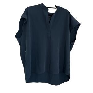 FIGS Rafaela‎ Scrub Top XL Navy Technical Collection Sleeveless WXXSW1003